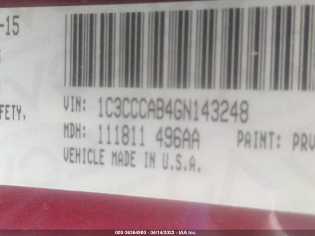 Chrysler 200 Limited 2016 1C3CCCAB4GN143248 Image 9