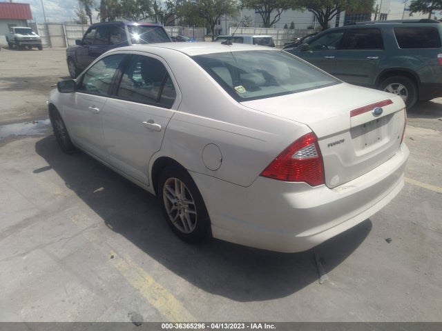 2012 FORD FUSION S VIN: 3FAHP0GAXCR249252