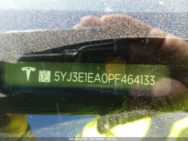 5YJ3E1EA0PF464133 Tesla MODEL 3