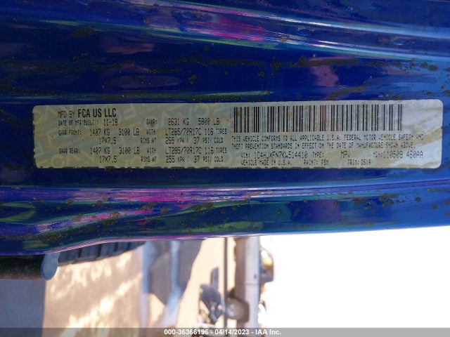 1C4HJXFN7KW514410 Jeep Wrangler Unlimited Rubicon