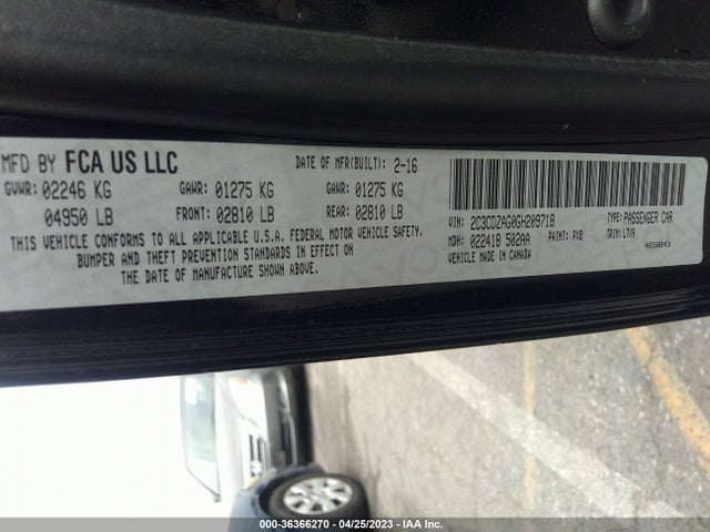 Dodge Challenger Sxt 2016 2C3CDZAG0GH209718 Image 9