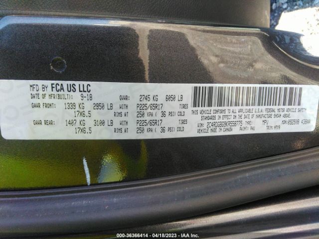 2C4RDGBG9KR558775 Dodge Grand Caravan Se Plus