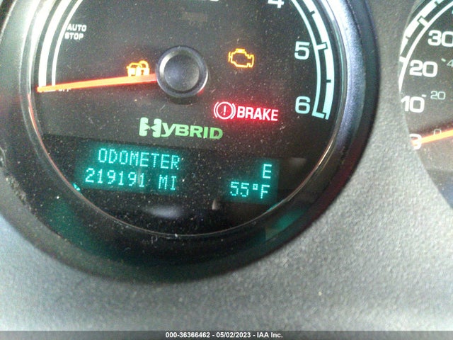 2009 GMC YUKON HYBRID VIN: 1GKFC13599R130595