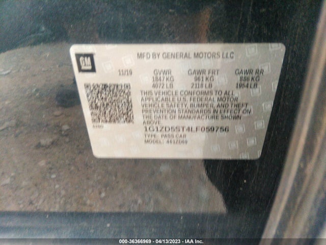 Chevrolet MALIBU LT 2020 1G1ZD5ST4LF059756 Image 10