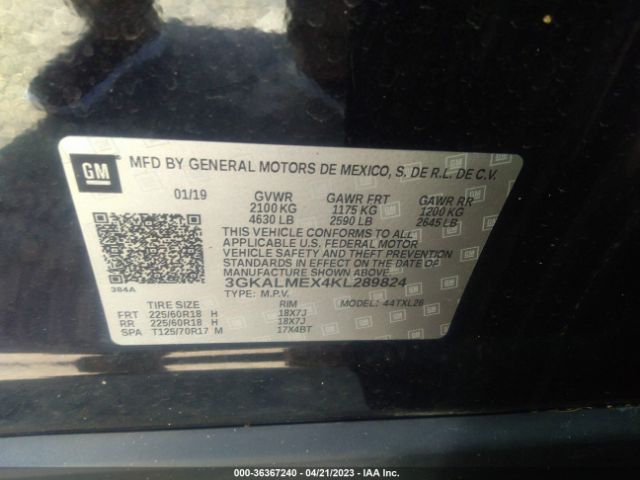 3GKALMEX4KL289824 GMC Terrain Sle