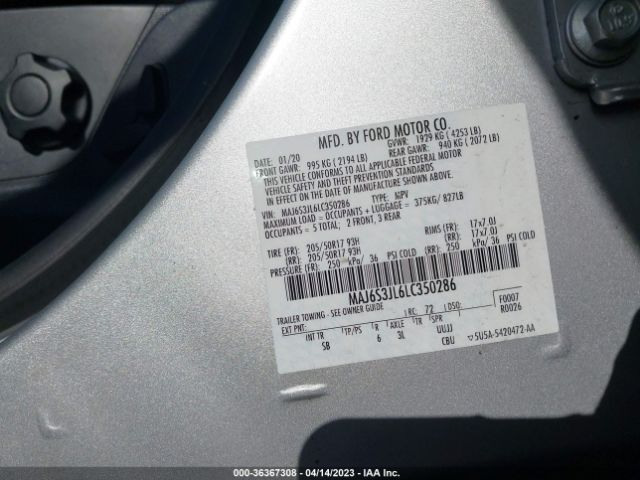 MAJ6S3JL6LC350286 Ford Ecosport Ses