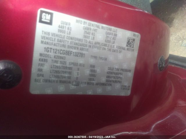 1GT121CG8EF132781 GMC Sierra 2500hd Slt