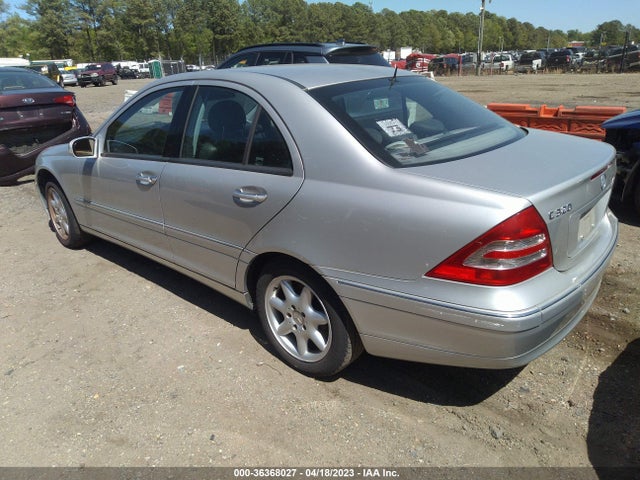 2002 MERCEDES-BENZ C CLASS VIN: WDBRF64J62F253351