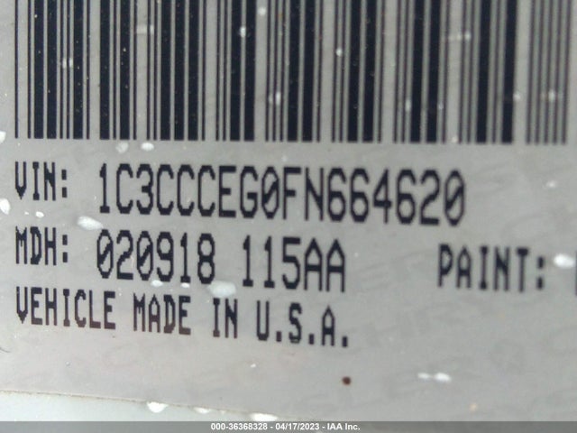 1C3CCCEG0FN664620 Chrysler 200 C