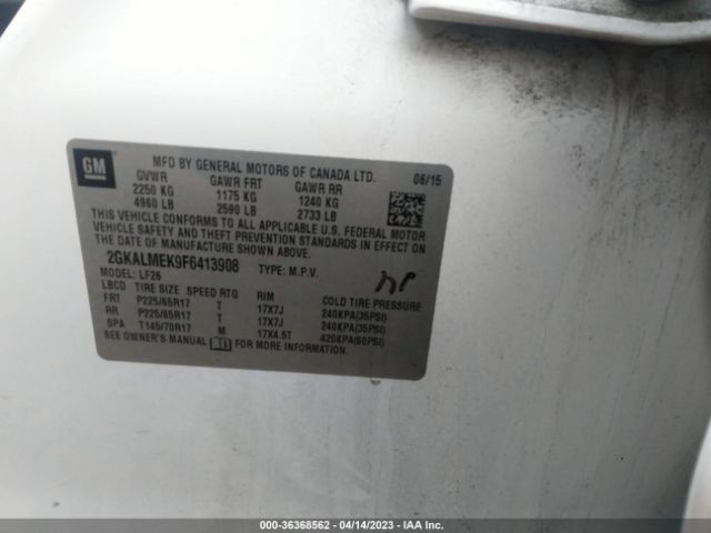 2GKALMEK9F6413908 GMC Terrain Sle