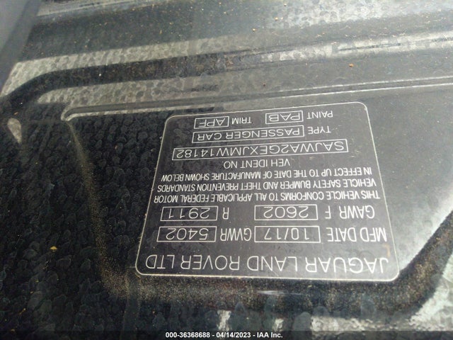 2018 Jaguar XJ, VIN: SAJWA2GEXJMW14182