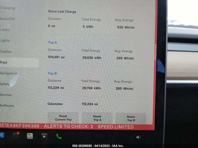 Tesla Model 3 Range 2019 5YJ3E1EA9KF396388 Image 8