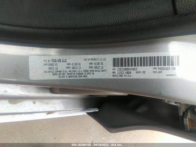 1C3CCCAB9GN154813 Chrysler 200 Limited