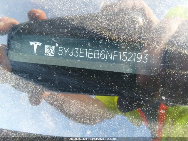Tesla Model 3 Long Range 2022 5YJ3E1EB6NF152193 Image 10