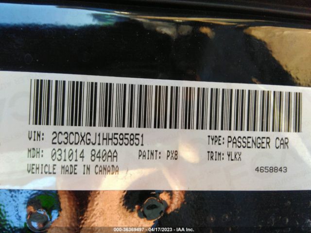 2C3CDXGJ1HH595851 Dodge Charger Daytona 392 Rwd