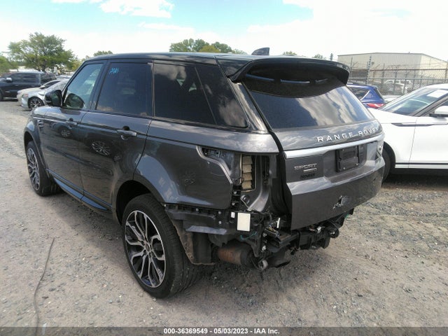 2018 LAND ROVER RANGE ROVER SPORT HSE VIN: SALWR2RV0JA812333