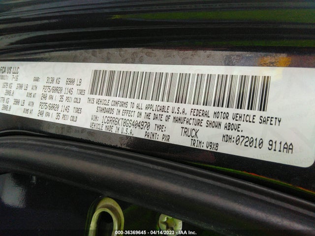 1C6RR6KT8GS404970 RAM 1500 Express