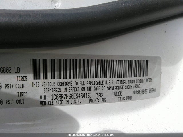 RAM 1500 Tradesman 2014 1C6RR7FG0ES464161 Image 10