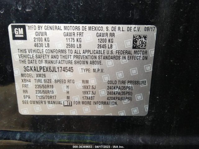 3GKALPEX6JL174545 GMC Terrain Slt