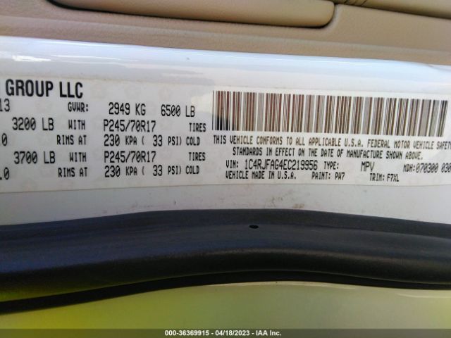 1C4RJFAG4EC219956 Jeep Grand Cherokee Laredo
