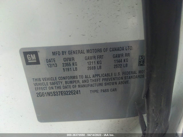 2G61N5S37E9226241 Cadillac XTS LUXURY