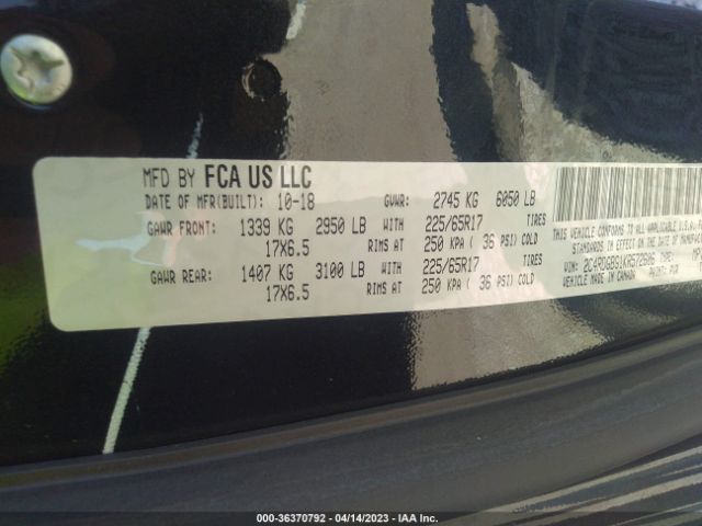 2C4RDGBG1KR572606 Dodge Grand Caravan Se