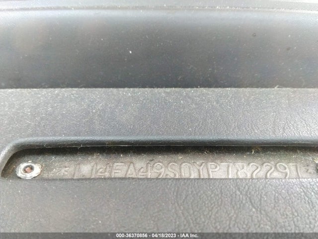 2000 JEEP WRANGLER SPORT VIN: 1J4FA49S0YP782297