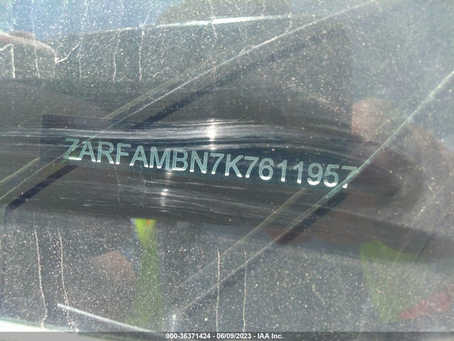 ZARFAMBN7K7611957 Alfa Romeo Giulia Ti Lusso