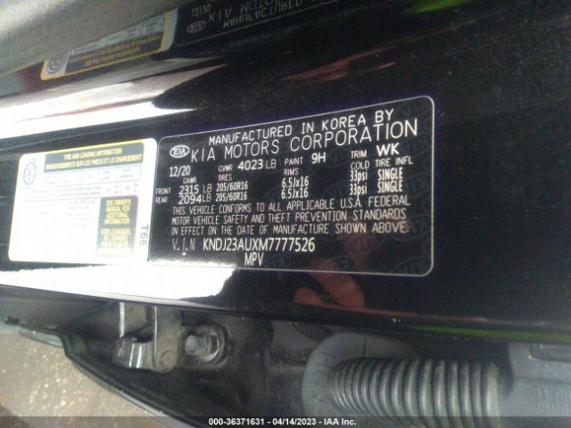 KNDJ23AUXM7777526 KIA SOUL LX