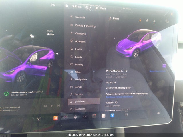Tesla Model Y Long Range 2021 5YJYGDEE4MF219917 Image 7