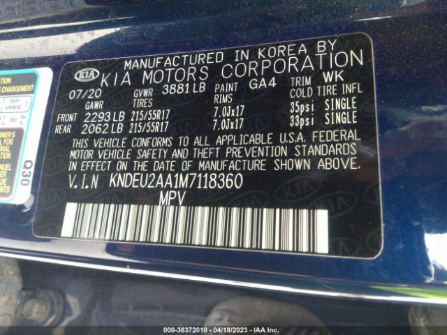 KNDEU2AA1M7118360 KIA SELTOS S
