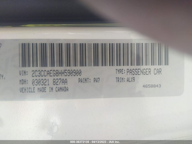Chrysler 300 300c 2017 2C3CCAEG8HH590900 Image 9