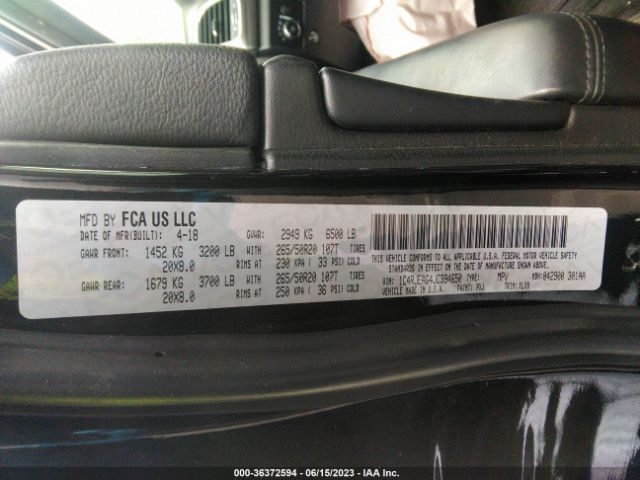 1C4RJEAG4JC394650 Jeep Grand Cherokee Altitude