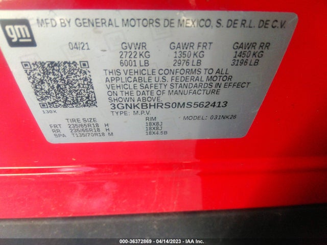 Chevrolet Blazer Awd 2lt 2021 3GNKBHRS0MS562413 Image 9