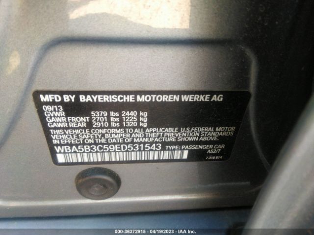WBA5B3C59ED531543 BMW 5 Series 535i Xdrive