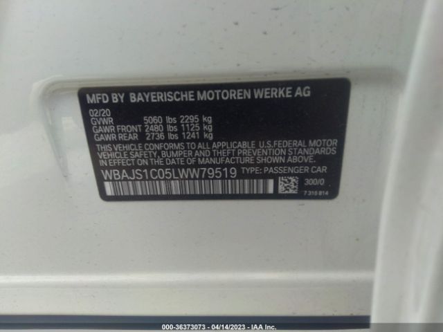 WBAJS1C05LWW79519 BMW 5 Series 540i