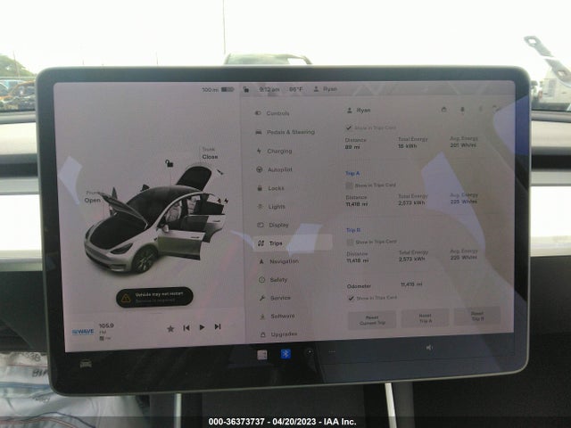 Tesla Model Y Standard Range 2021 5YJYGDED8MF107161 Image 9