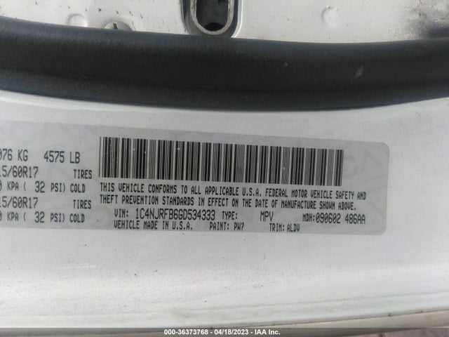 1C4NJRFB6GD534333 Jeep Patriot High Altitude Edition