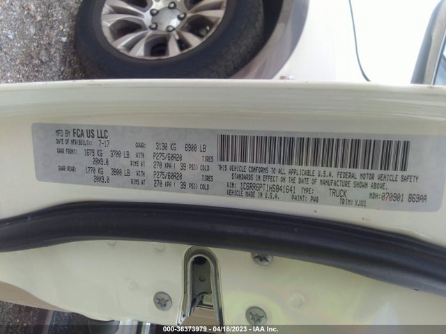 1C6RR6PT1HS841641 RAM 1500 Longhorn