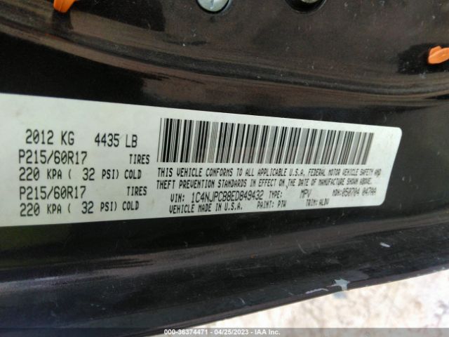 1C4NJPCB8ED849432 Jeep Patriot Limited