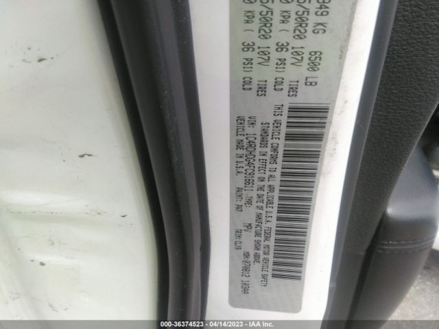 1C4RDHDG4FC916611 Dodge DURANGO LIMITED