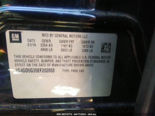 1G4GD5G35EF202803 Buick Lacrosse Premium I