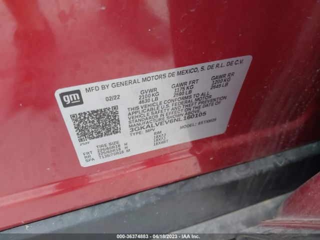 3GKALVEV6NL160105 GMC Terrain Slt