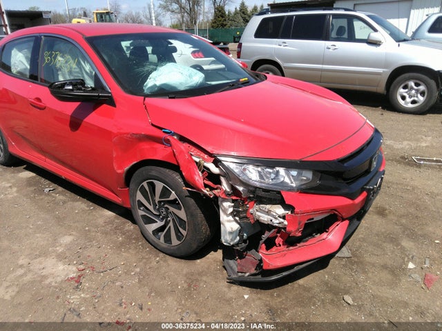 2018 HONDA CIVIC HATCHBACK LX VIN: SHHFK7G29JU211705
