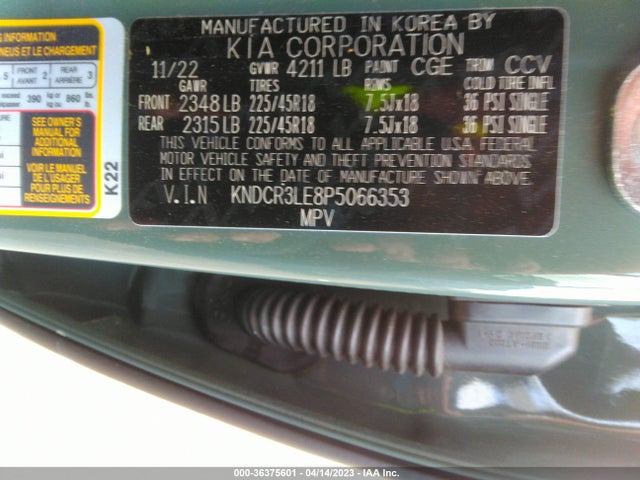 KIA Niro Ex Touring 2023 KNDCR3LE8P5066353 Image 10