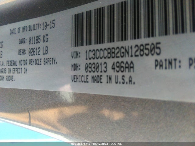 Chrysler 200 S 2016 1C3CCCBB2GN128505 Image 9