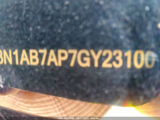 3N1AB7AP7GY231001 Nissan SENTRA SV
