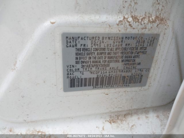 3N1AB7AP8EY248466 Nissan SENTRA SR