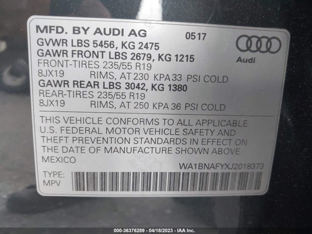 Audi Q5 Premium Plus 2018 WA1BNAFYXJ2018373 Image 11