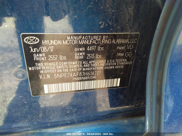 Hyundai SONATA SE 2018 5NPE24AF8JH614227 Image 10